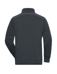 Half Zip Sweatshirt Dunkelgrau